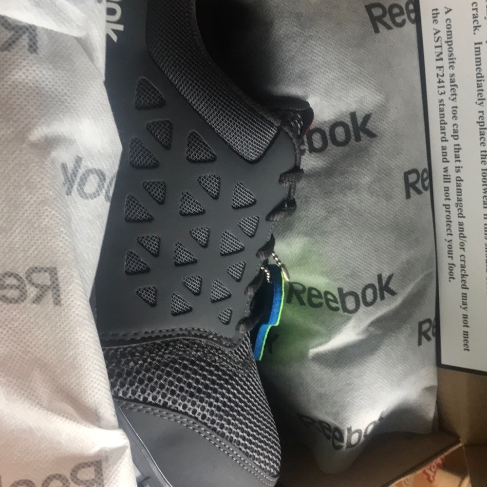 Reebok work shoes w/ safety toe cap